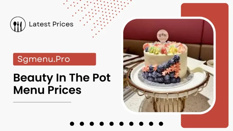 Beauty In The Pot Menu Singapore Prices 2024