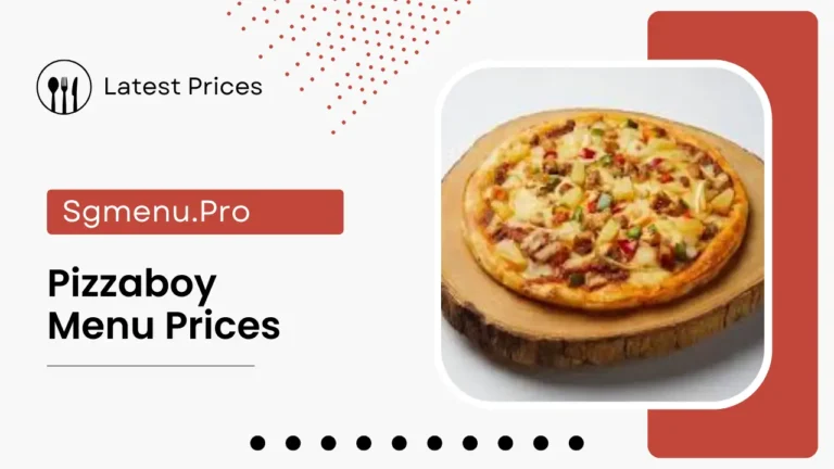 Pizzaboy Menu Singapore Prices 2024