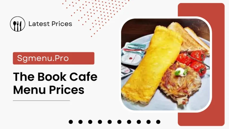 The Book Cafe Menu Singapore Prices 2024