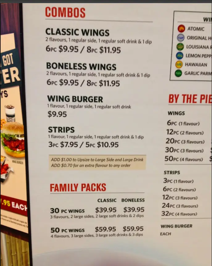 Wingstop Menu 